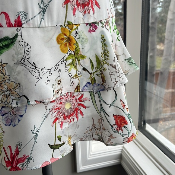 Parker Floral Natalie Mini Dress - Multicolor - Picture 5 of 8